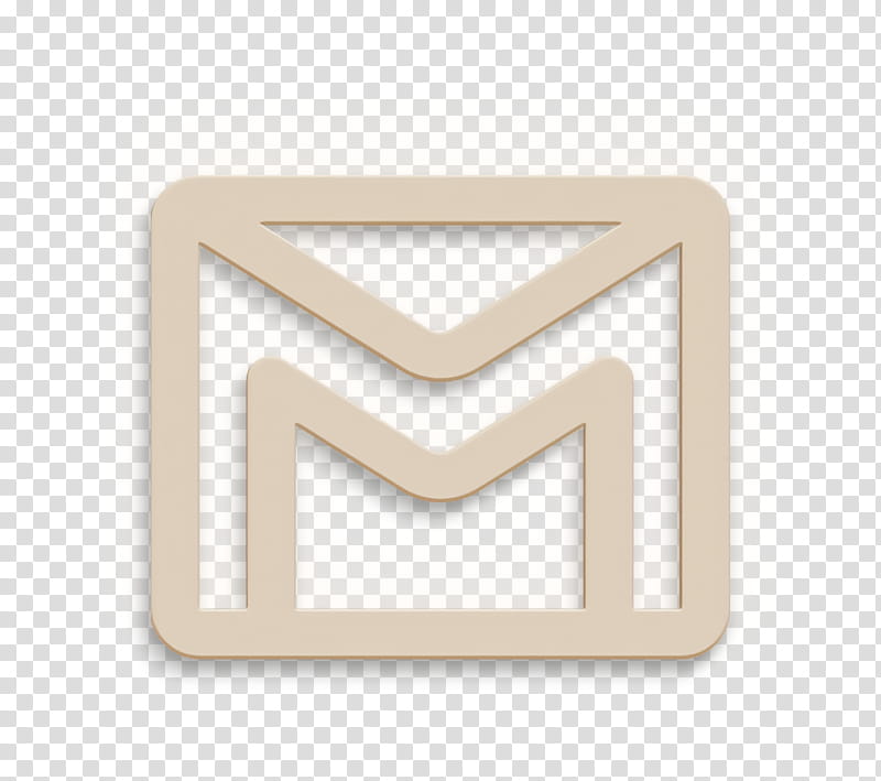 Gmail icon Social Media Outline icon, Rectangle, Meter transparent background PNG clipart