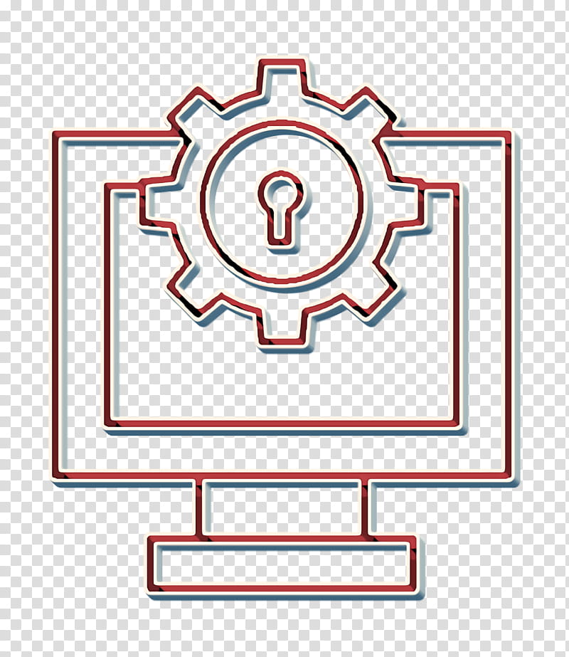 Computer icon Cyber icon Seo and web icon, Line, Rectangle transparent background PNG clipart