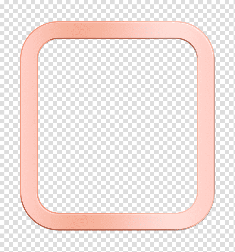 icon Square with round corners icon Unchecked icon, Frame, Line, Meter, Film Frame, Geometry, Mathematics transparent background PNG clipart