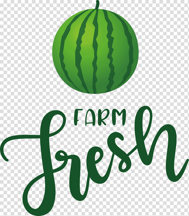 Farm Fresh Farm Fresh, Logo, Plant, Green, Meter, Fruit, Melon transparent background PNG clipart