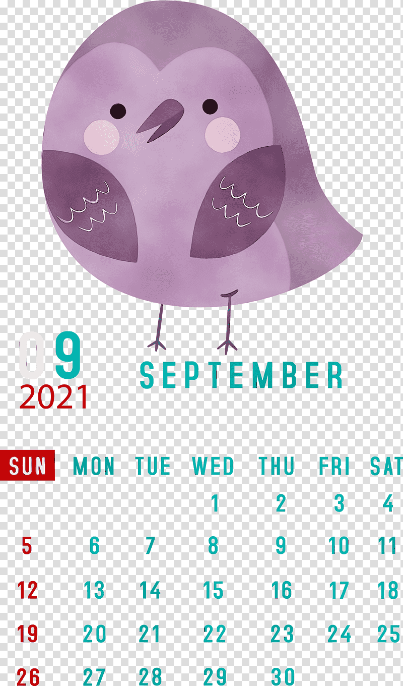 lilac m lilac / m font meter, September 2021 Printable Calendar, Watercolor, Paint, Wet Ink, Calendar System, Samsung transparent background PNG clipart