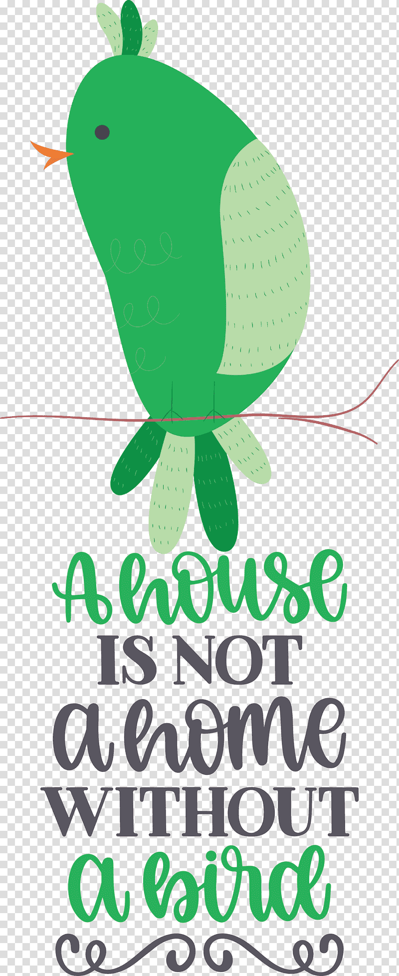 Bird Quote Bird Home, House, Leaf, Green, Meter, Line, Biology transparent background PNG clipart