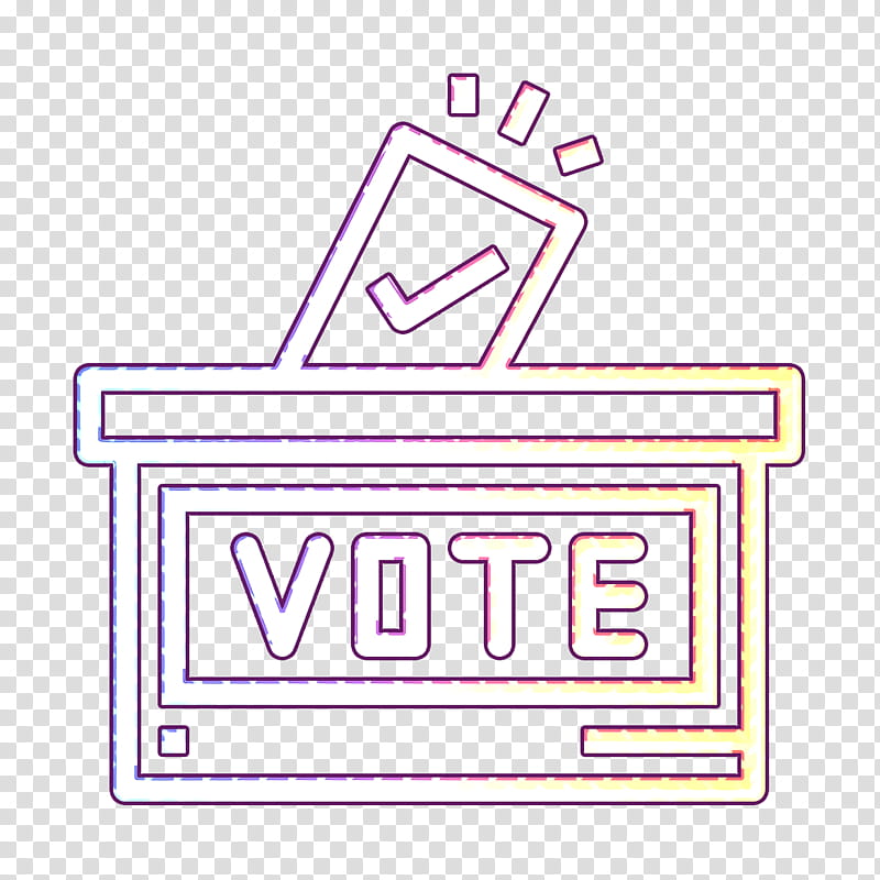 Vote icon Election icon, Text, Line, Logo transparent background PNG clipart
