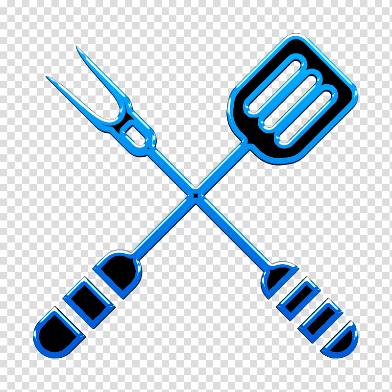 Grill icon Fork icon Barbeque icon, Line, Meter, Microsoft Azure, Geometry, Mathematics transparent background PNG clipart