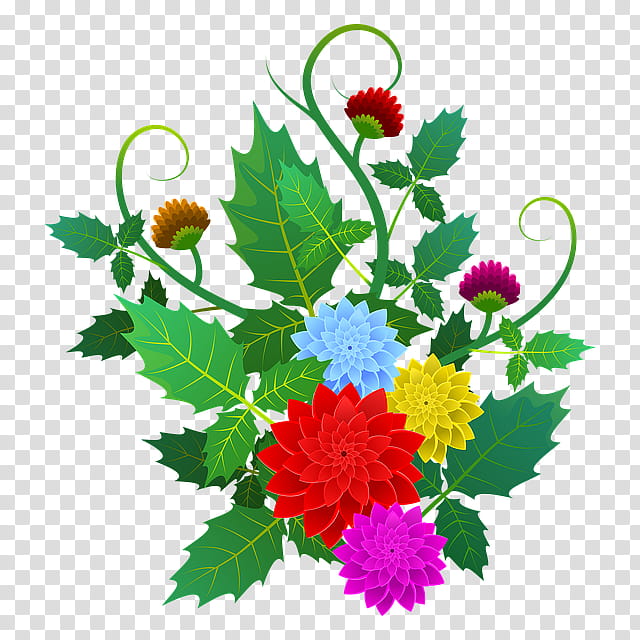 Floral design, Flower Bouquet, Chrysanthemum, Drawing, Plants, Cartoon, Dahlia, Poster transparent background PNG clipart