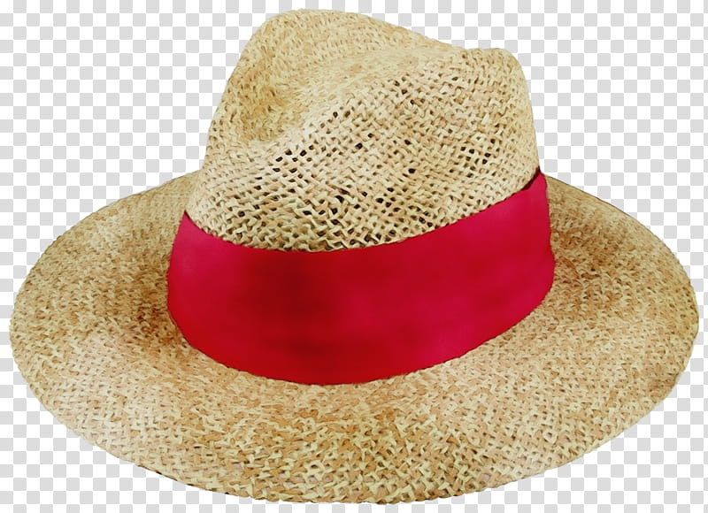 Cowboy hat, Watercolor, Paint, Wet Ink, Clothing, Sun Hat, Beige, Fedora transparent background PNG clipart