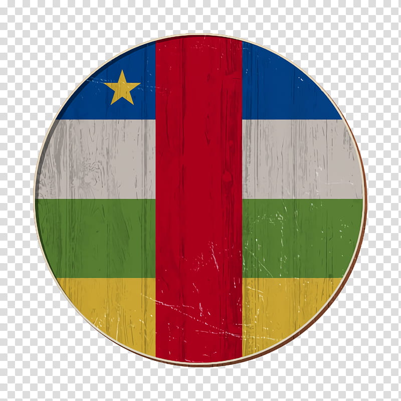 Countrys Flags icon Central african republic icon, Yellow, Text transparent background PNG clipart