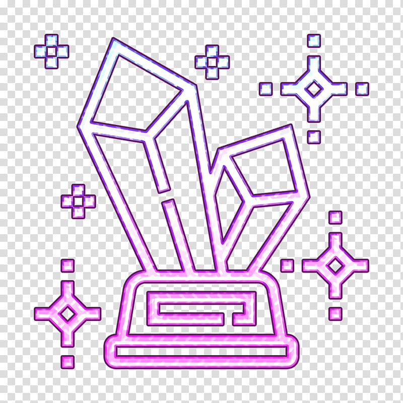 Winner icon Trophy icon Sports and competition icon, Angle, Line, Point, Purple, Area, Meter transparent background PNG clipart