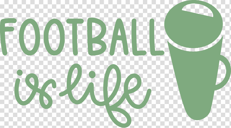 Football Is Life Football, Logo, Green, Meter transparent background PNG clipart