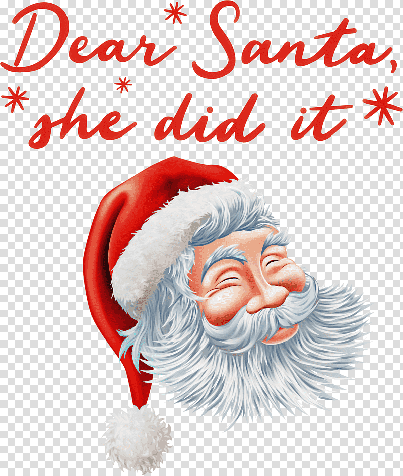 Dear Santa Santa Christmas, Christmas , Christmas Day, Logo, Calligraphy, Drawing transparent background PNG clipart