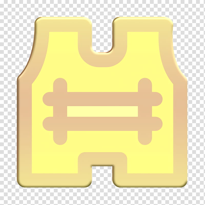 Military Color icon Kevlar icon Bulletproof vest icon, Yellow, Meter, Computer transparent background PNG clipart