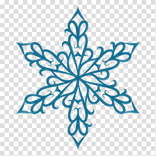 Snowflake, Watercolor, Paint, Wet Ink, Frozen, Line Art transparent background PNG clipart