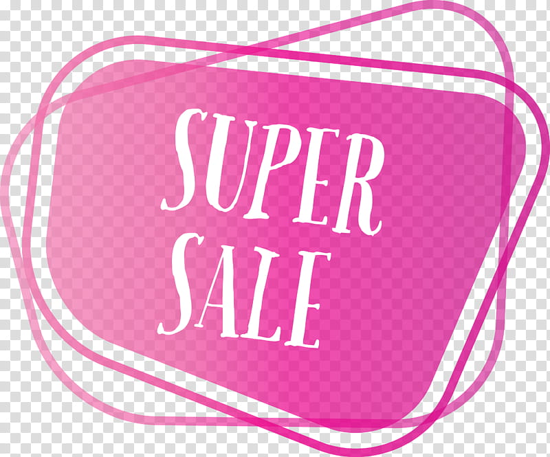 Super Sale Tag Super Sale Label Super Sale Sticker, Logo, Pink M, Line, Area, Meter, Love My Life transparent background PNG clipart