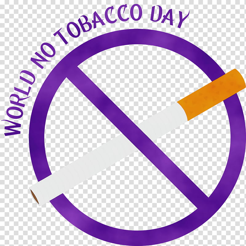 smoking cessation purple line meter, NoTobacco Day, World NoTobacco Day, Watercolor, Paint, Wet Ink transparent background PNG clipart