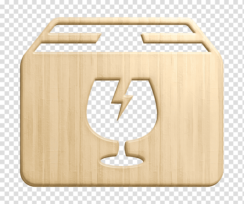 Logistics Delivery icon Broken icon commerce icon, Delivery Package Box With Fragile Content Symbol Of Broken Glass Icon, M083vt, Meter, Wood transparent background PNG clipart
