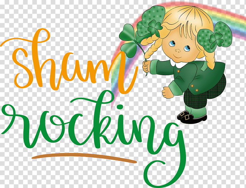 Sham Rocking Patricks Day Saint Patrick, Cartoon, Meter, Character, Saint Patricks Day, Flower, Happiness transparent background PNG clipart