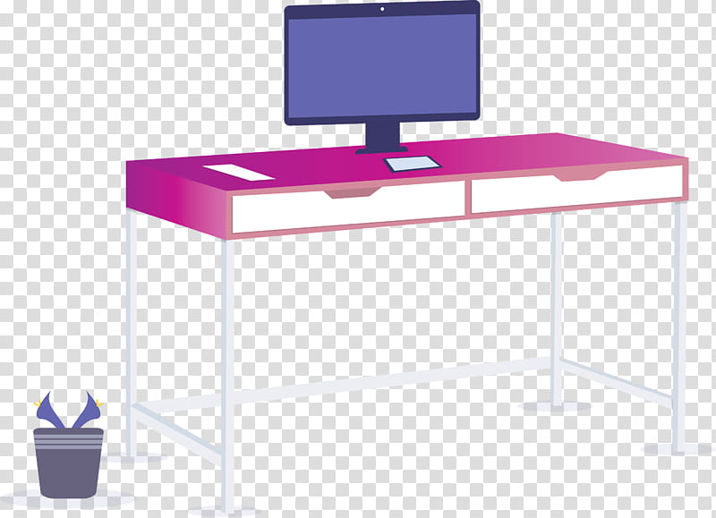 Digital marketing, Guy At Desk, Table, Hubspot Inc, Angle, Certification, Line, Purple transparent background PNG clipart