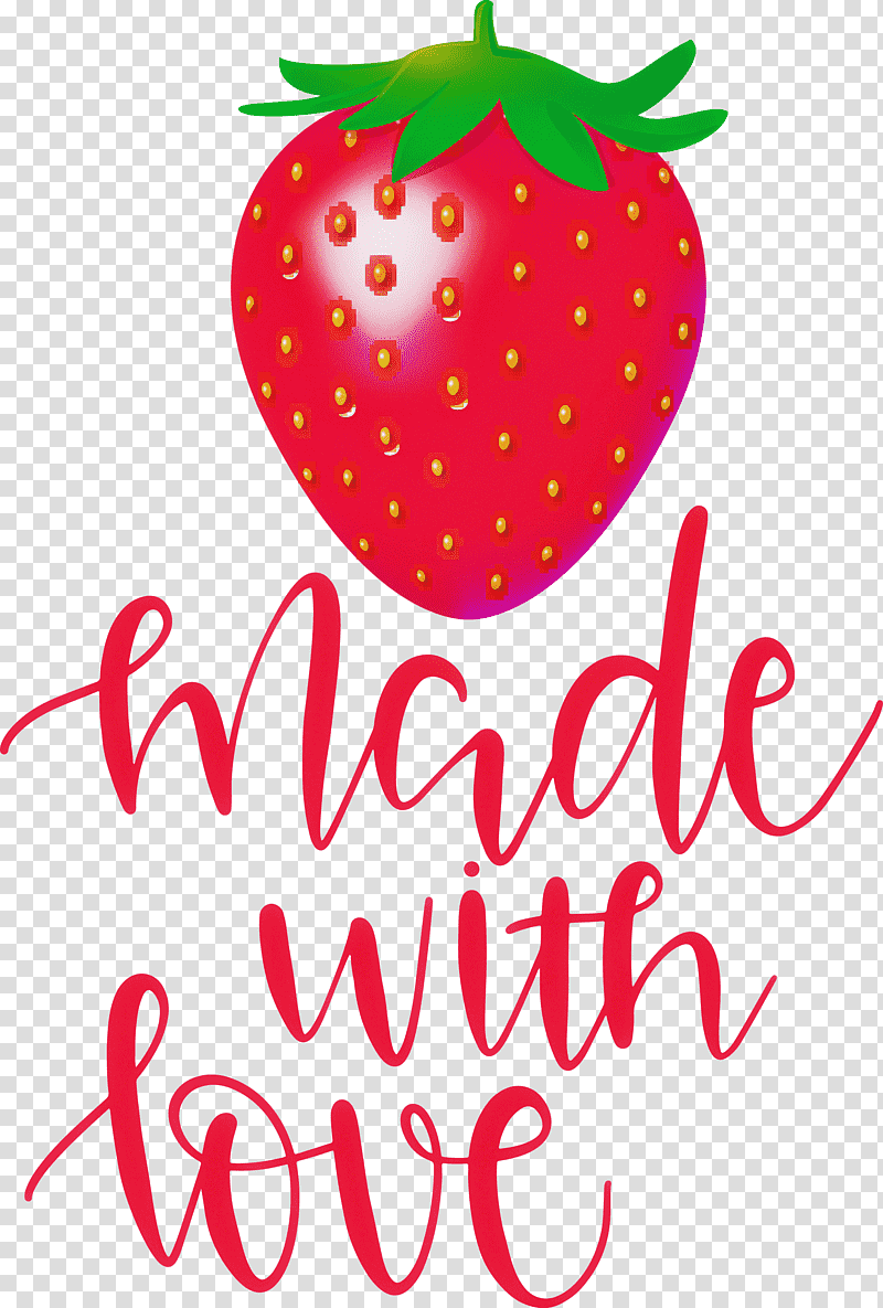 Made With Love Food Kitchen, Natural Food, Strawberry, Petal, Flower, Line, Apple transparent background PNG clipart