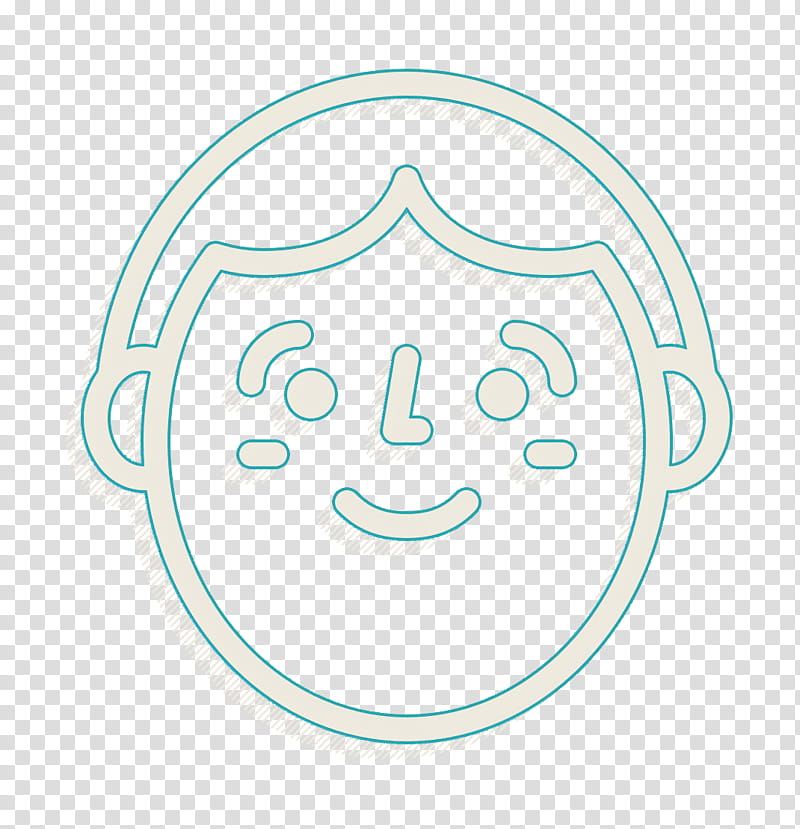 Man icon Happy People icon Emoji icon, Logo, Circle, Silver, Meter, Computer, Emblem M, Precalculus transparent background PNG clipart