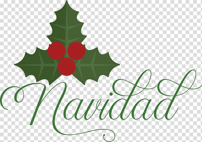 Navidad Christmas, Christmas , Holly, Aquifoliales, Christmas Day, Christmas Tree, Leaf transparent background PNG clipart