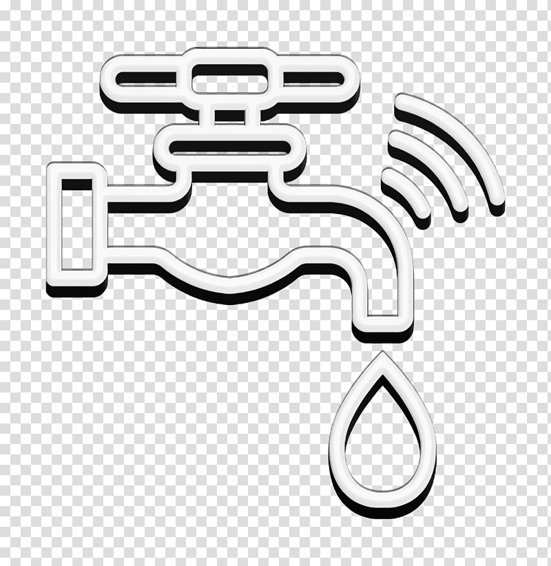Internet of things icon Water icon Faucet icon, Line Art, Meter, Symbol, Hm, Computer Hardware transparent background PNG clipart