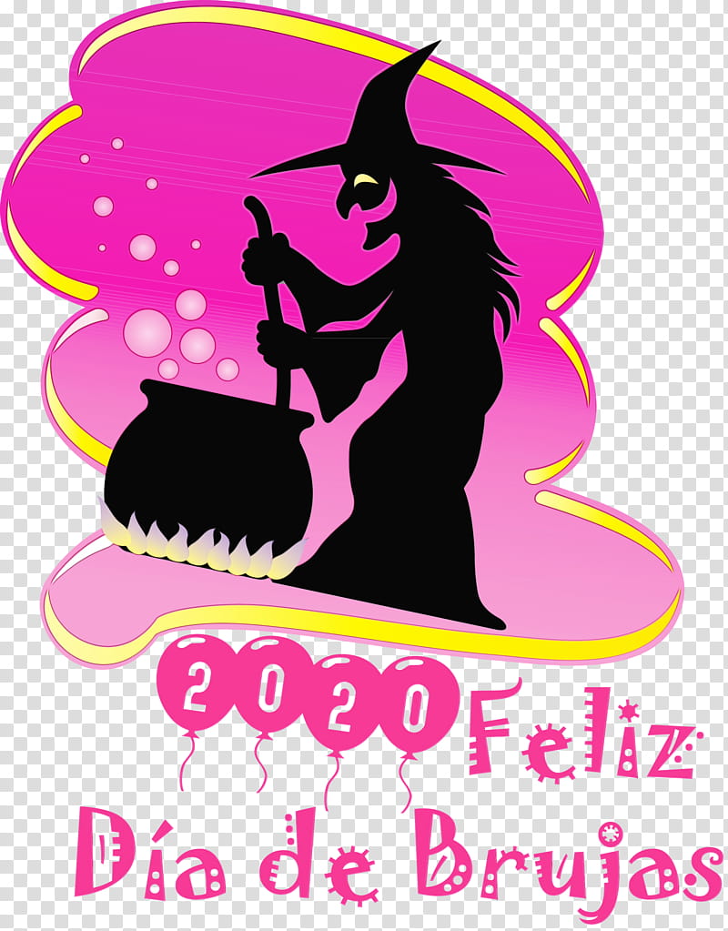 logo character pink m meter m, Feliz Día De Brujas, Happy Halloween, Watercolor, Paint, Wet Ink, Character Created By transparent background PNG clipart
