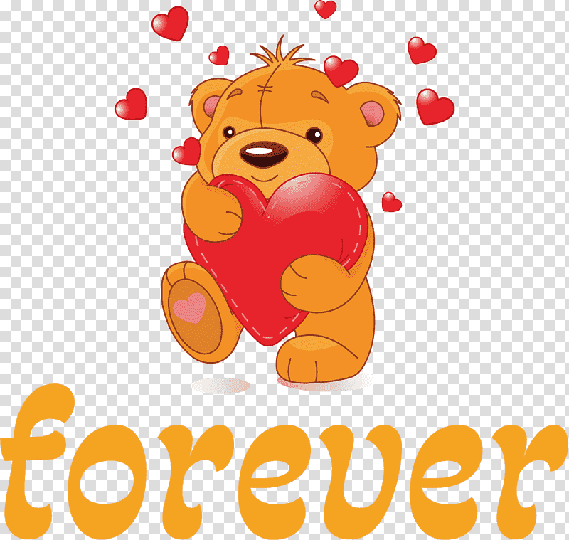 love forever Valentines Day, Bears, Teddy Bear, Heart, Giant Panda, Love Hearts, Cuteness transparent background PNG clipart
