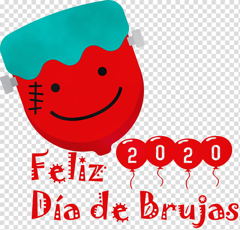 smiley area meter infant, Feliz Día De Brujas, Happy Halloween, Watercolor, Paint, Wet Ink transparent background PNG clipart