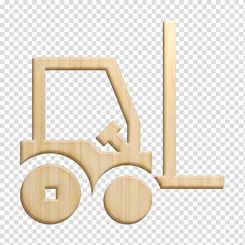 Forklift icon Logistics icon, Wood, Plywood, Table, Chart, Log Cabin, Furniture, Toy Block transparent background PNG clipart