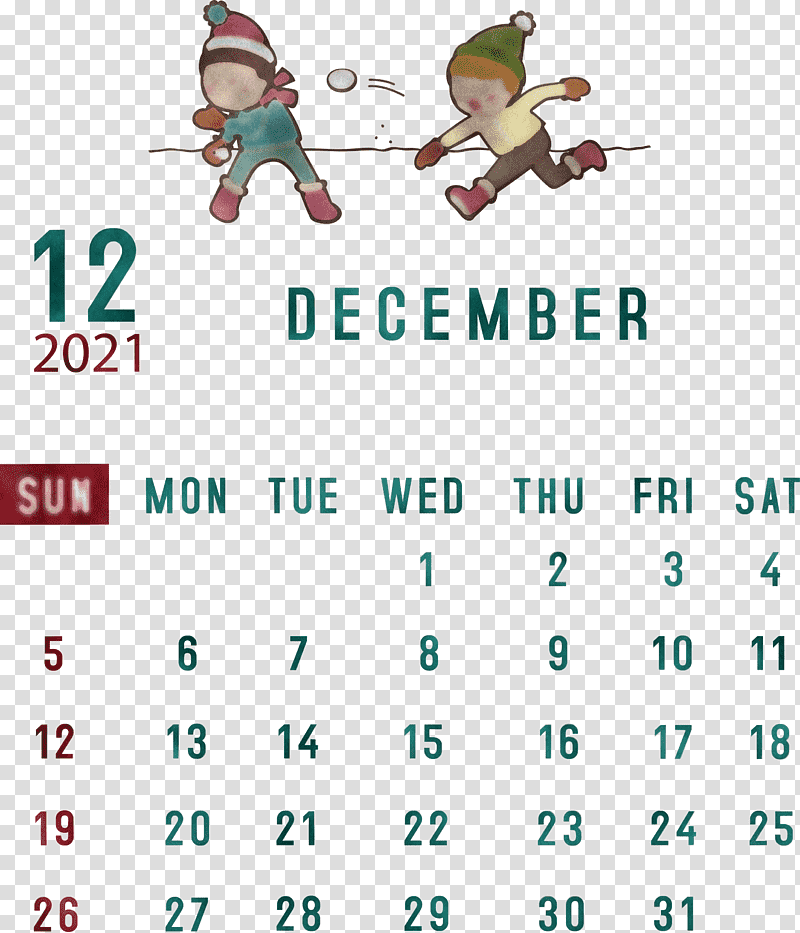 December 2021 Printable Calendar December 2021 Calendar, Line, Calendar System, Meter, Mathematics, Geometry transparent background PNG clipart