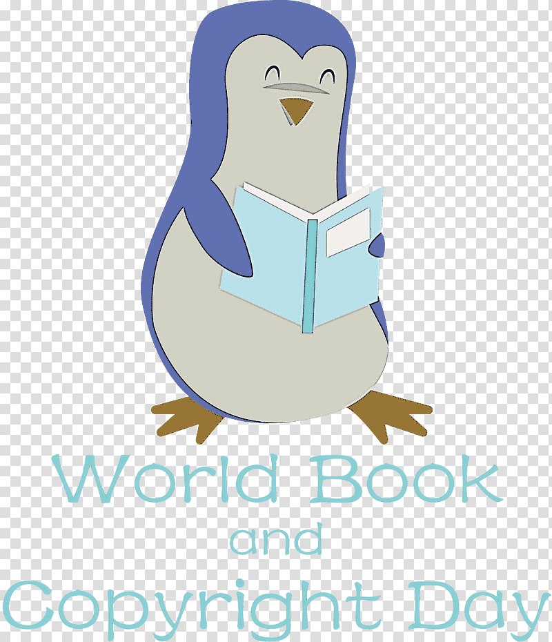World Book Day World Book and Copyright Day International Day of the Book, Penguins, Birds, Logo, Flightless Bird, Cartoon, Beak transparent background PNG clipart