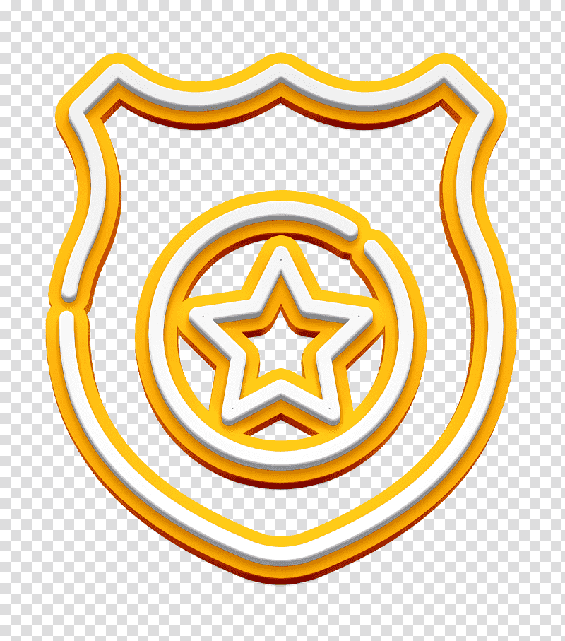 Shield icon Crime Investigation icon Badge icon, Icon Design, Logo, Infographic, Symbol, Star, Computer transparent background PNG clipart