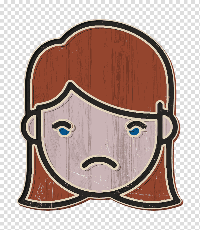people icon Sad icon Linear Color Emoticons icon, Personal Protective Equipment, Headgear, Cartoon transparent background PNG clipart
