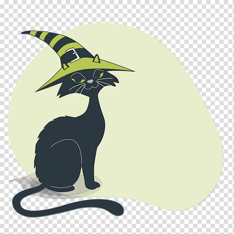cat black cat whiskers character, Halloween , Watercolor, Paint, Wet Ink, Cartoon, Catlike, Tail transparent background PNG clipart