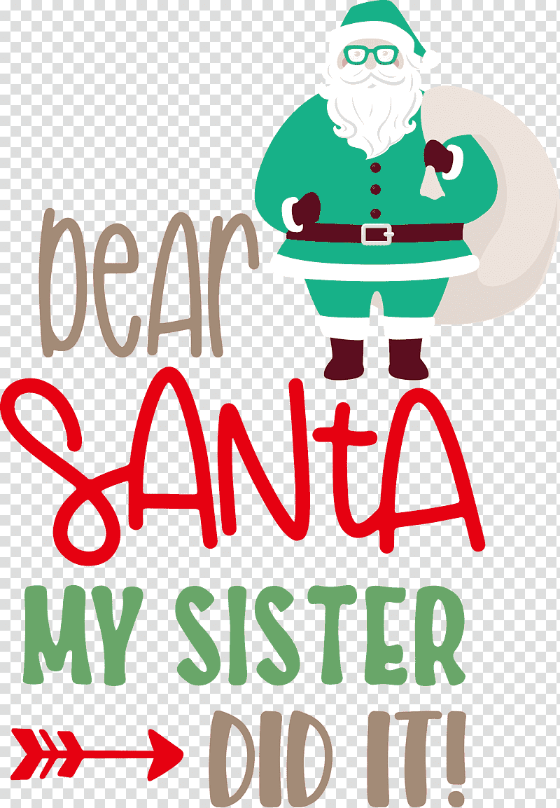 Dear Santa Christmas Santa, Christmas , Christmas Decoration, Logo, Christmas Day, Meter, Character transparent background PNG clipart