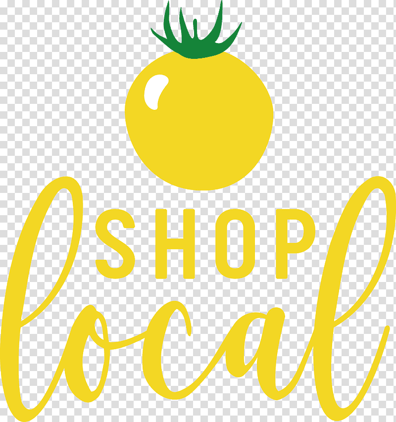 SHOP LOCAL, Smiley, Logo, Emoticon, Yellow, Happiness, Flower transparent background PNG clipart