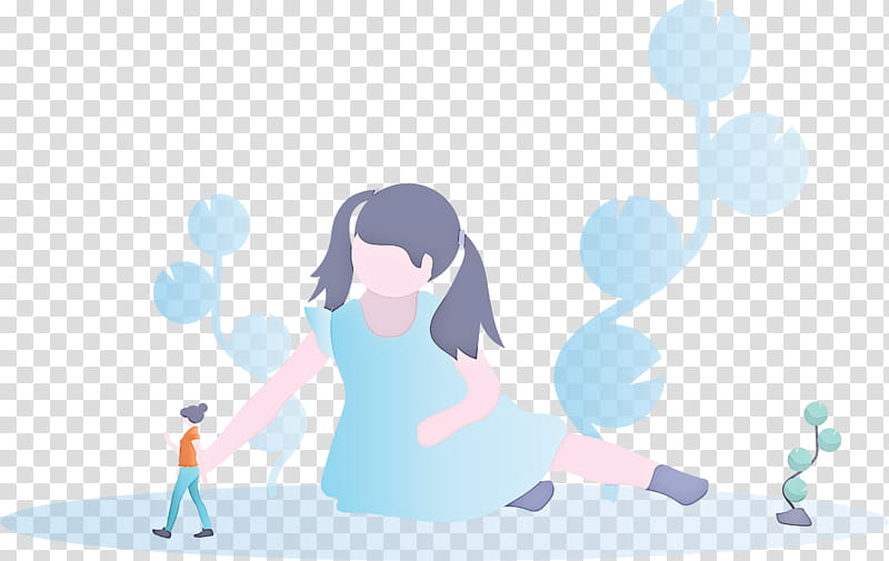 doll play girl playing, Cartoon, Animation, Gesture, Physical Fitness transparent background PNG clipart