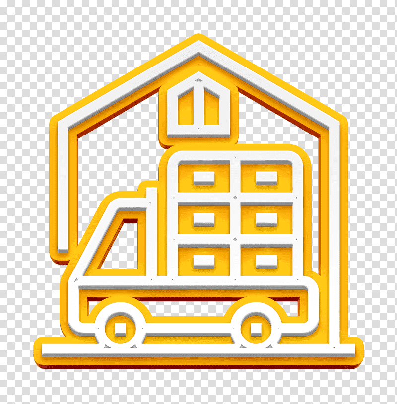 Icon Business icon Wholesaler icon, Icon, Logo, Symbol, Sign, Yellow ...