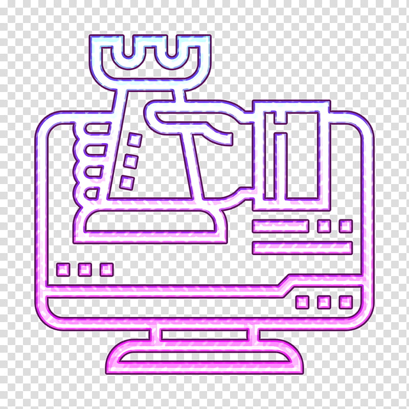 Online strategy icon Business Strategy icon, Angle, Purple, Area, Meter ...
